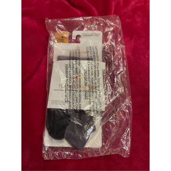 TOMMIE COOPER women’s Ankle 7-9.5 Athletic Lightweight Compression Sock slate gr - Picture 1 of 6